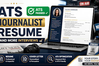 write an ats optimized resume to land you journalist and reporter job interviews