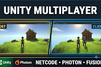 develop your unity multiplayer game using photon or netcode