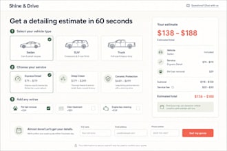 build a custom instant quote calculator for your business