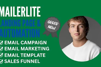 create a mailerlite landing page getresponse landing page email automation