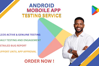 provide 12 testers for google play