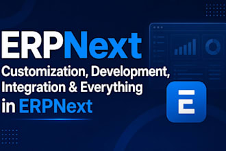 do customization, development, integration and everything in erpnext