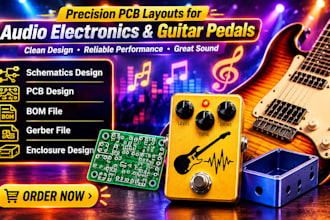 craft precision pcb layouts for audio electronics and guitar pedals