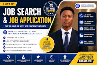 do job search and job application, apply for jobs