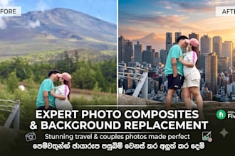 do professional photo enhancement and face retouching