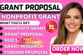 do nonprofit grant proposal, grant research and 501c3 grant application