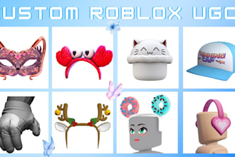 create custom roblox ugc accessories and weapon models