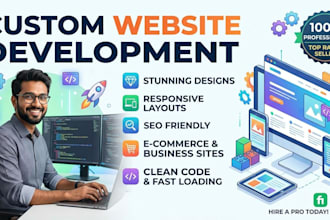 build a responsive custom website from scratch