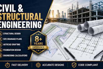be your civil and structural engineer for structural design