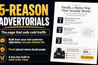 write a high converting listicle advertorial for your shopify store