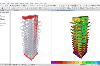 do 3d structural modeling and analysis in etabs and safe