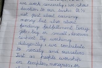 do neat and beautiful handwriting