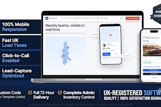 build a professional car dealership website or auto sales platform
