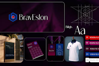 design trendy and modern logo designing
