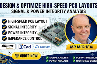 design review and optimize high speed pcb layouts with signal and power analysis
