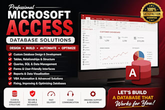 create, design, optimize your microsoft access database