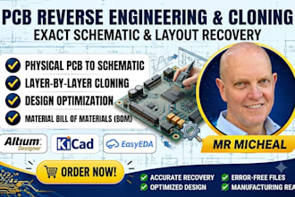 pcb reverse engineer pcb cloning pcb redesign schematic review modify pcb layout