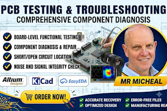 do pcb testing, pcb troubleshoot and review your pcb circuit prototype design