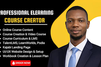 create elearning course on talentlms, h5p, learnworlds, moodle and wordpress lms