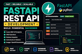 build a rest API using python fastapi