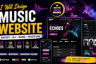 music artist, dj, band website bandzoogle bandzoogle website