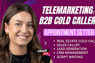 do professional cold calling, lead generation and appointment setting