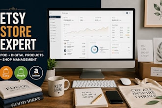 do etsy print on demand digital product shopify manager amazon t shirt and SEO