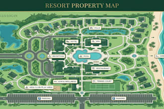 create landscape map and site map