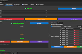develop a custom python trading bot and algorithmic strategy