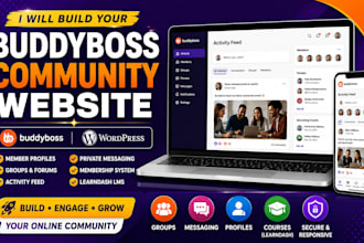 build a buddyboss community website