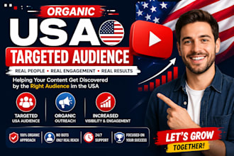organic usa youtube video promotion