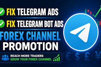 fix telegram ads error, fix telegram bot ads for forex promotion to 300k traders