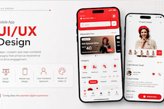 develop UI UX design for your mobile or web app