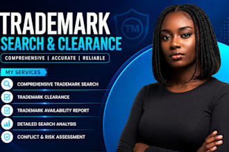 conduct a trademark clearance and availability search with a detailed report