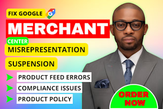 fix google merchant center misrepresentation and suspension