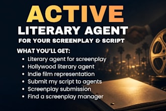be active literary agent finder with a polished query letter for your screenplay
