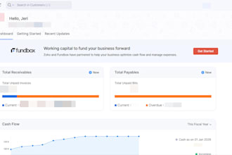 do bookkeeping clean up set up or monthly for qbo and zoho