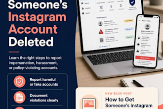 remove tiktok harassing account,negative content,ig banning,copyright facebook