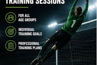 create personalized goalkeeper training sessions