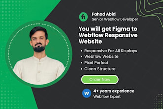 build a webflow website, figma to webflow, as a webflow expert