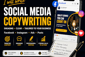 write engaging social media posts and ads