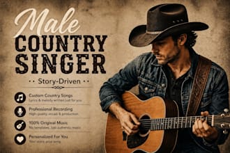 write and compose country lyrics for your song with authentic storytelling