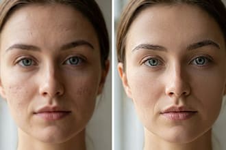 do  headshot, portrait and natural skin retouching