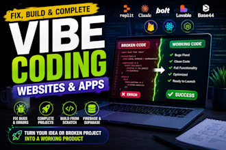 fix vibe coding errors and build vibe code ai website