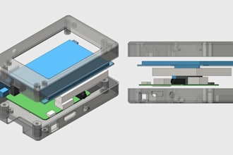 design electronics enclosure, 3d cad, mechanical design, product design