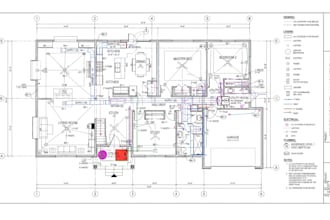 do architecture mep drawing plan hvac residential house construction site plan