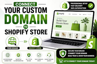 connect your domain to shopify store
