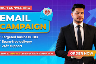 send bulk emails, email blast and email marketing campaign to inbox
