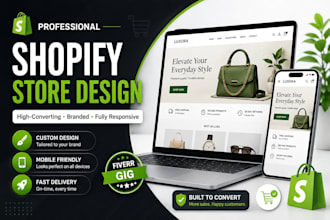create a high converting shopify store for your brand