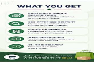 write engaging product descriptions
